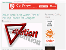 Tablet Screenshot of date-meet.com